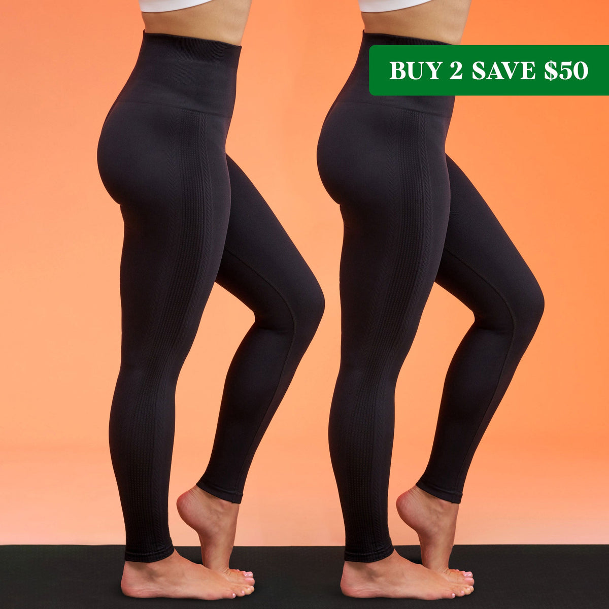 Compression Leggings - 2 Pack