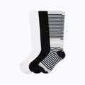 Knee-High Compression Socks - 3 Pack Mix (20-30 mmHg)