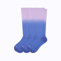 Knee-High Compression Socks - 3 Pack Ombre (20-30 mmHg)
