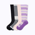 Knee-High Compression Socks - 4 Pack Mix (20-30 mmHg)