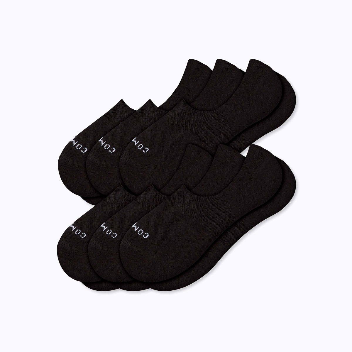 Combed Cotton No Show Socks - 6 Pack