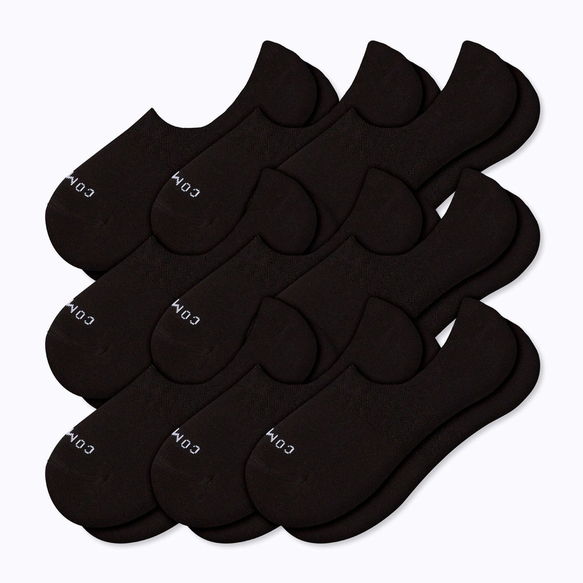 Combed Cotton No Show Socks - 9 Pack