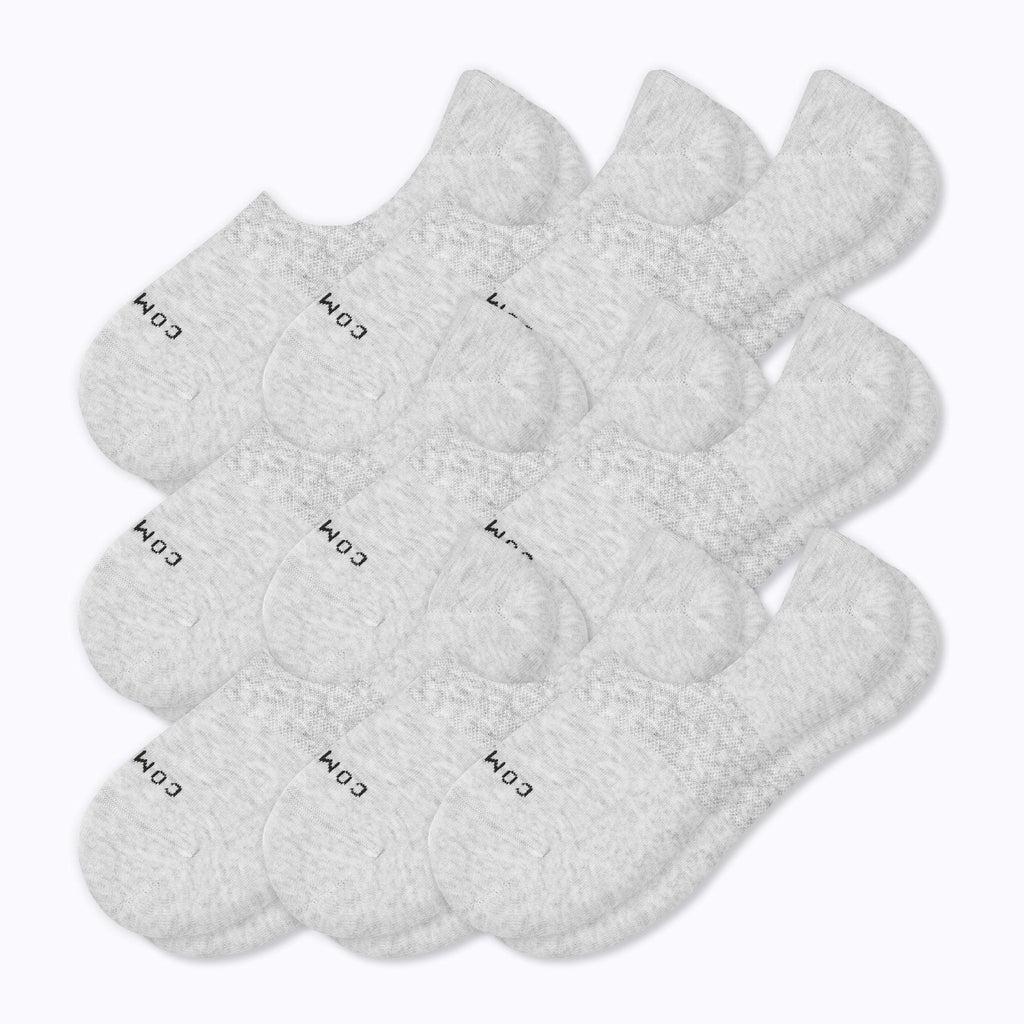 Combed Cotton No Show Socks - 9 Pack