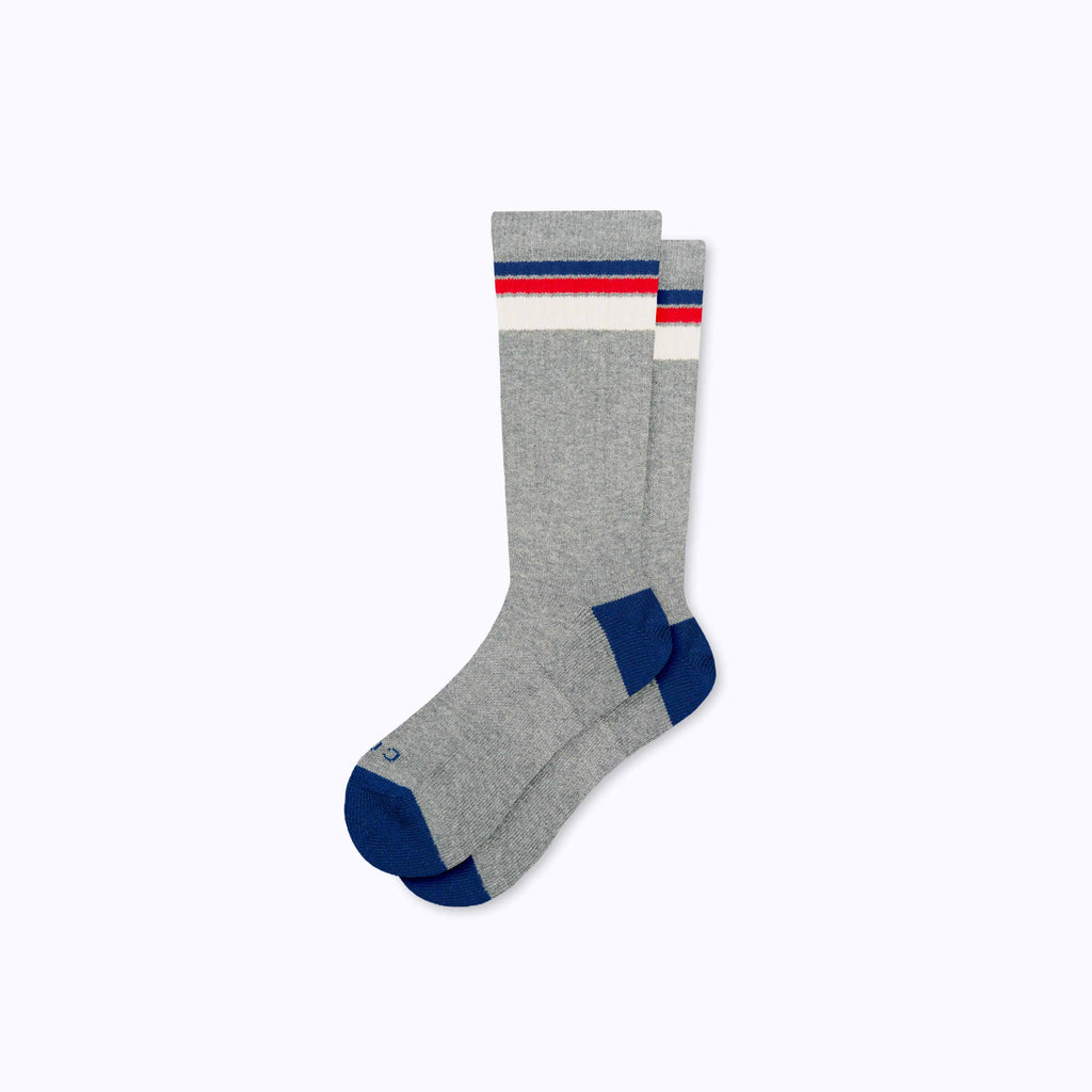 Combed Cotton Crew Socks - Varsity