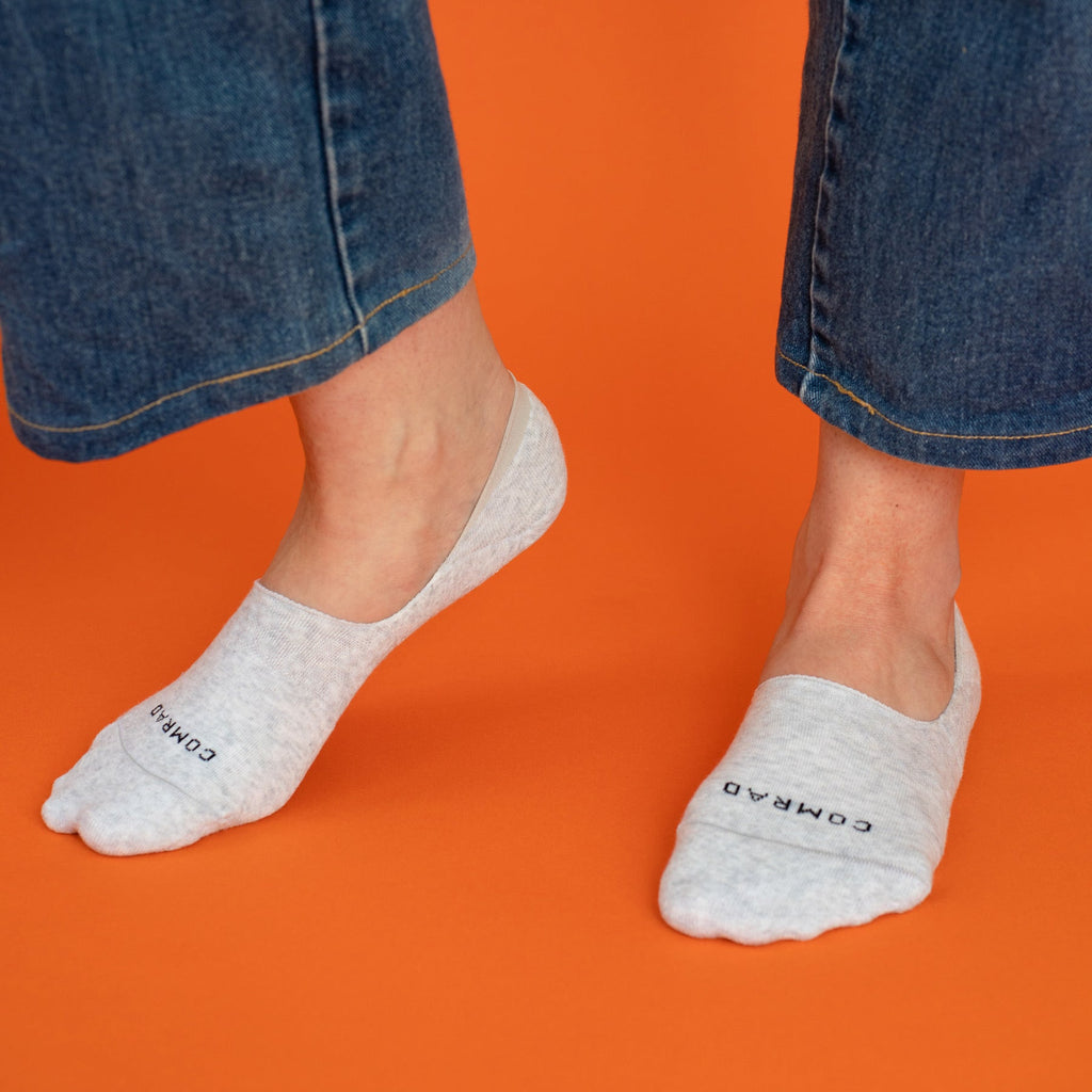 Combed Cotton No Show Socks - 9 Pack