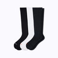 Knee-High Compression Socks - 3 Pack Mix (20-30 mmHg)