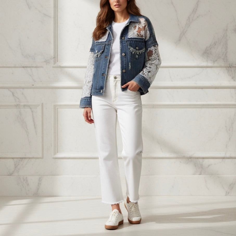 Frayed Edge Denim Jacket