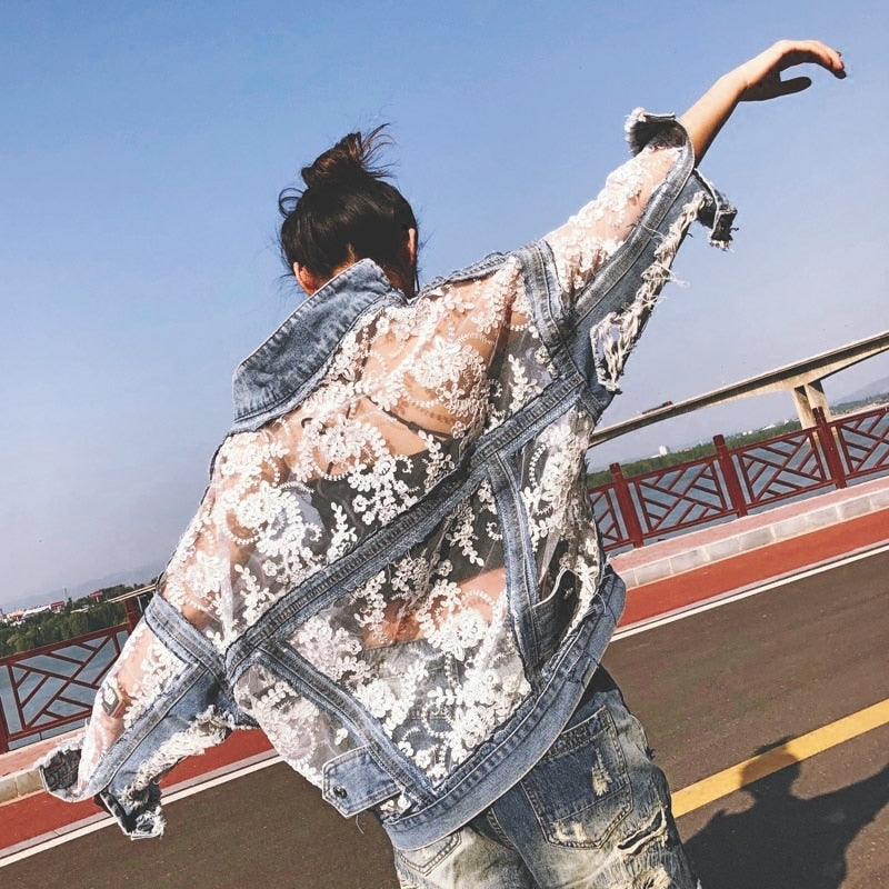 Frayed Edge Denim Jacket