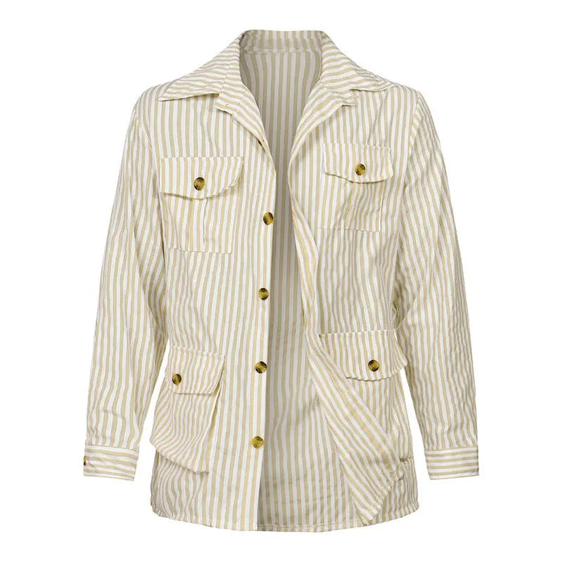 Asher Striped Button Shirt