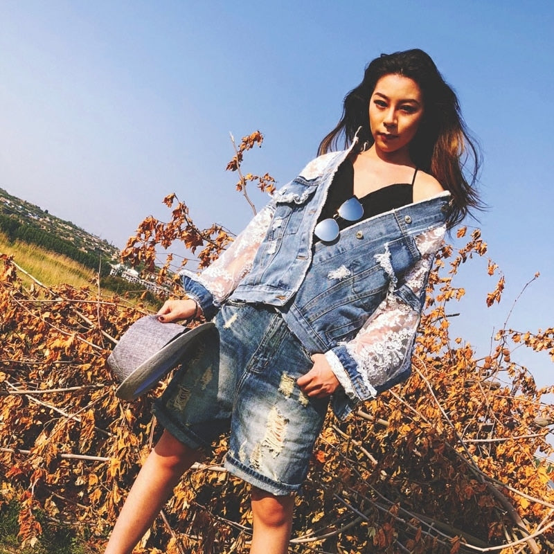Frayed Edge Denim Jacket