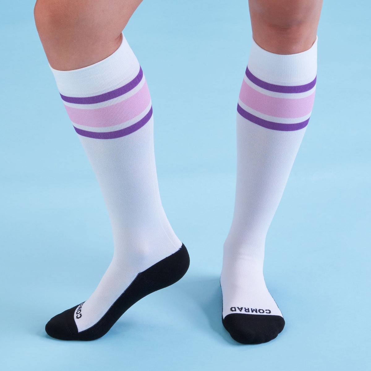 Knee-High Compression Socks Varsity - 4 Pack