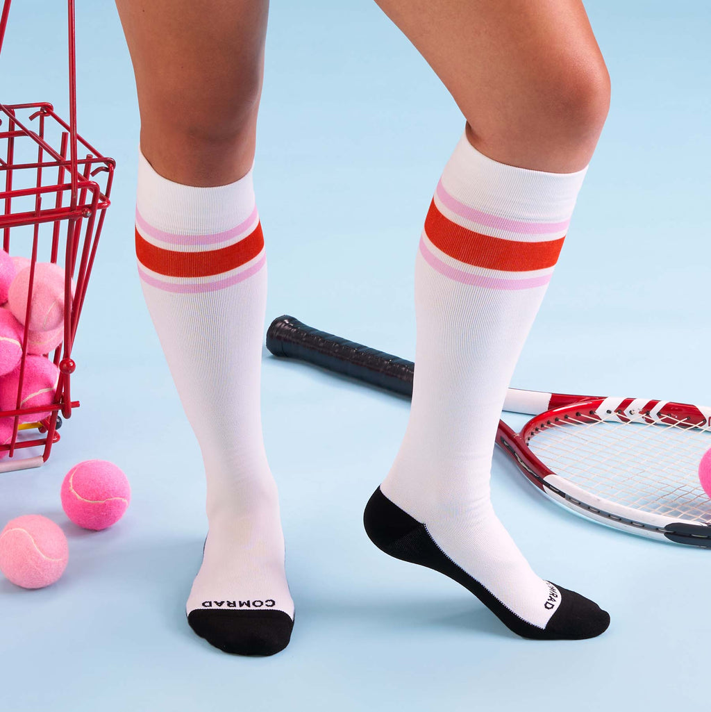 Knee-High Compression Socks Varsity - 3 Pack