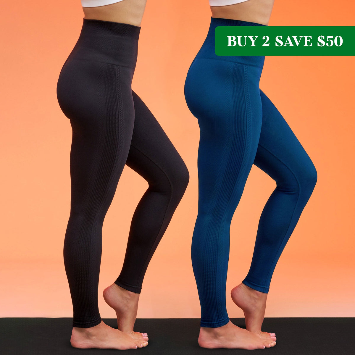 Compression Leggings - 2 Pack