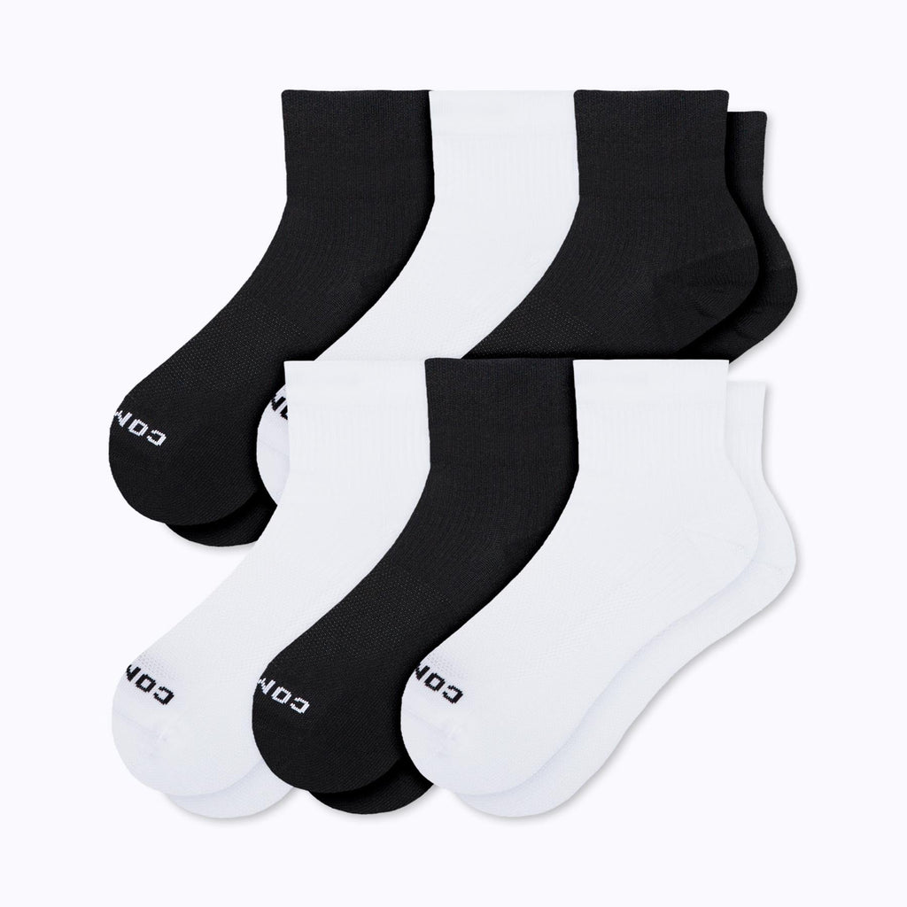 Quarter Ankle Compression Socks - 6 Pack