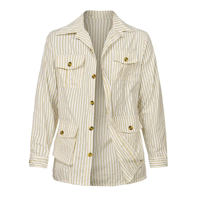 Asher Striped Button Shirt