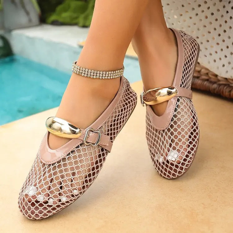 Luna Mesh Ballet Flats