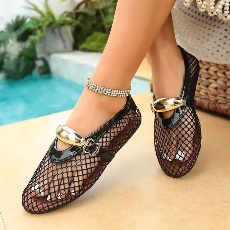 Luna Mesh Ballet Flats