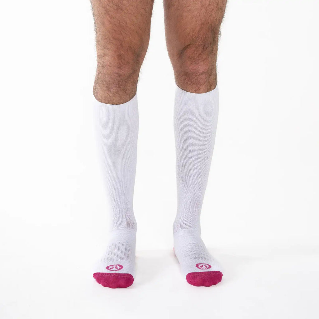 Basic Blanco Fucsia