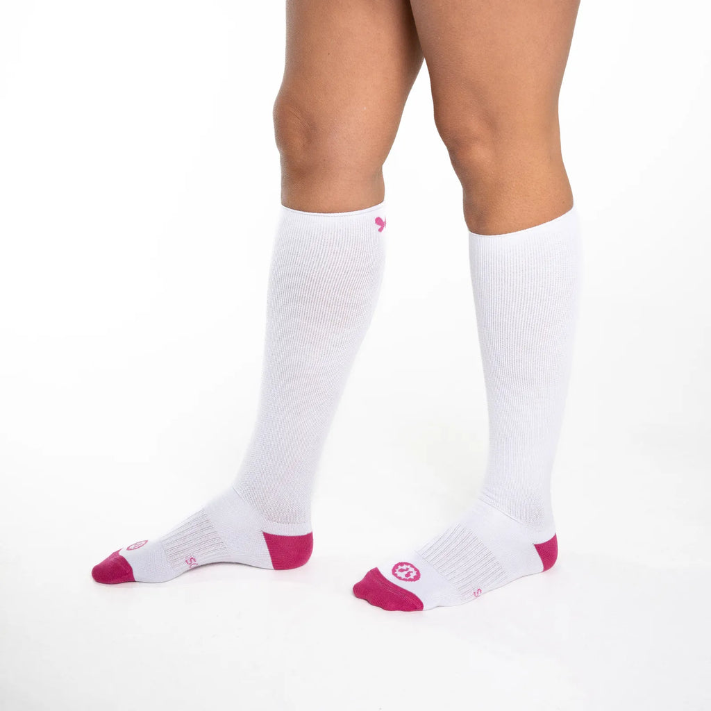 Basic Blanco Fucsia